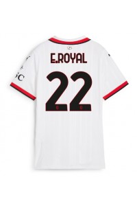 AC Milan Emerson Royal #22 Fotballdrakt Borte Klær Dame 2024-25 Korte ermer